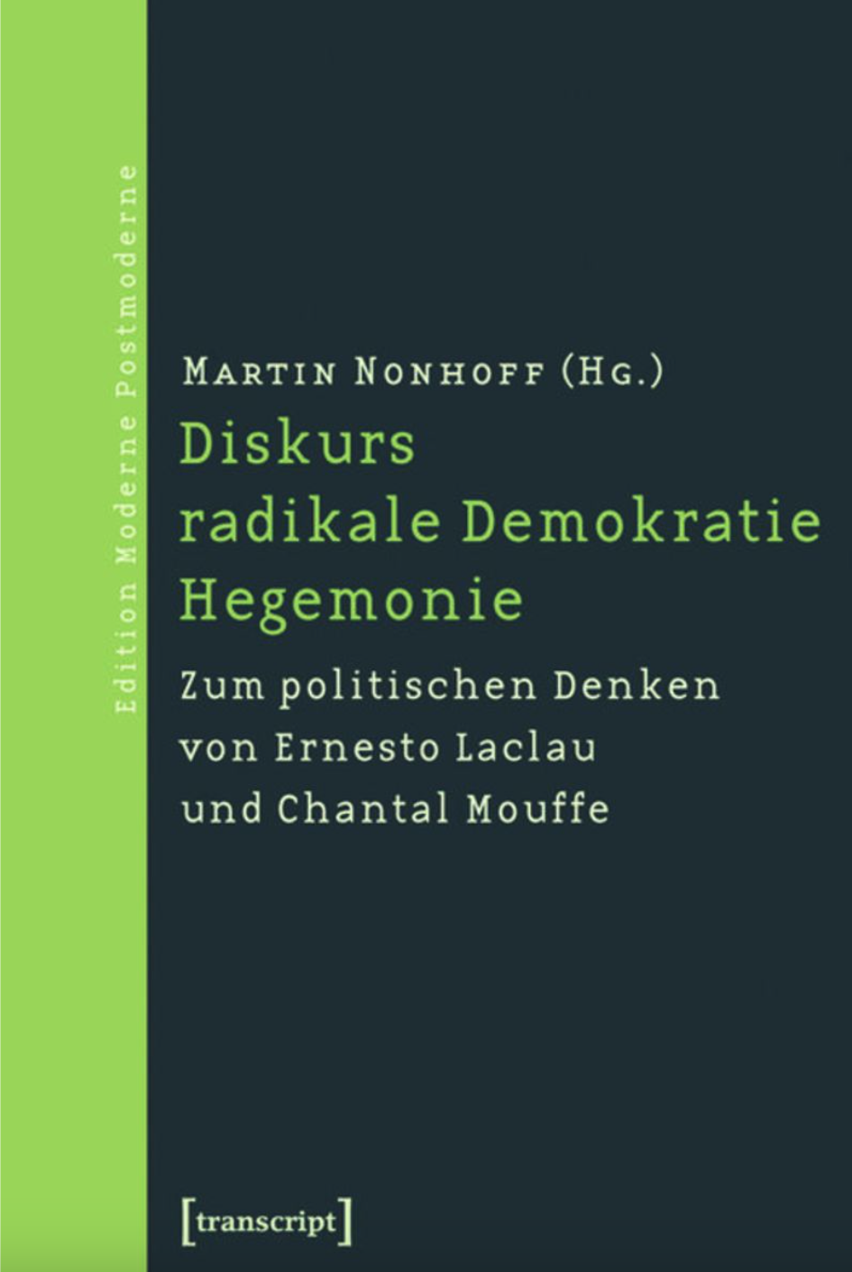 cover "Diskurs radikale Demokratie Hegemonie"