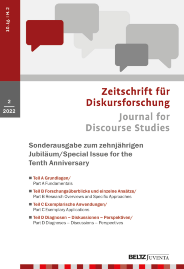 cover "Zeitschrift für Diskursforschung"