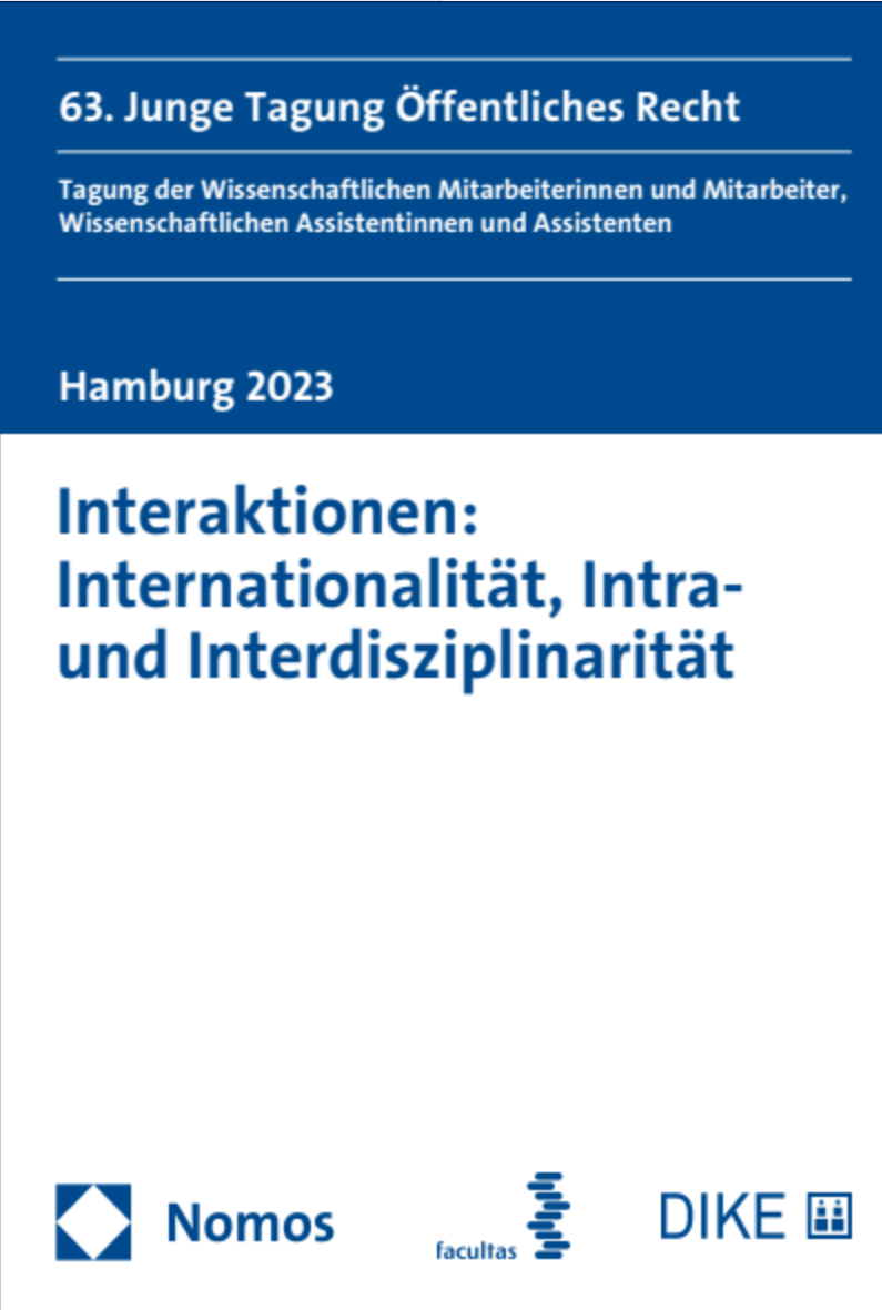 cover "Interaktionen: Internationalität, Intra- und Interdisziplinarität"