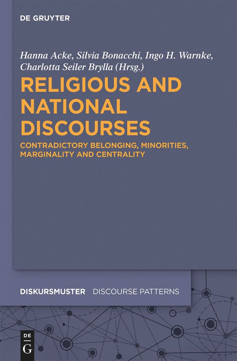 Cover Edited Volume Religious and national Discourses