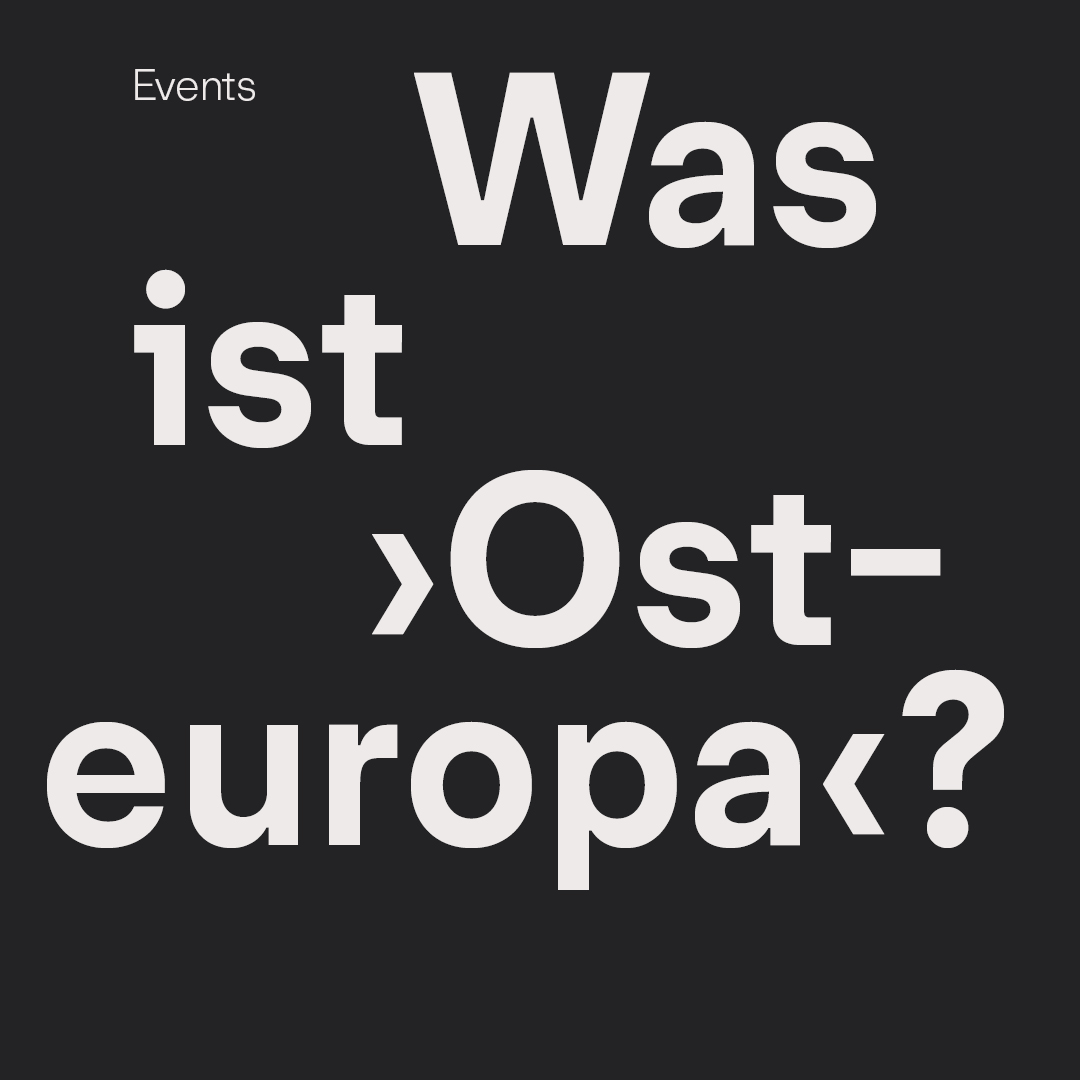 Poster for the Event "Was ist `Osteurpoa´?